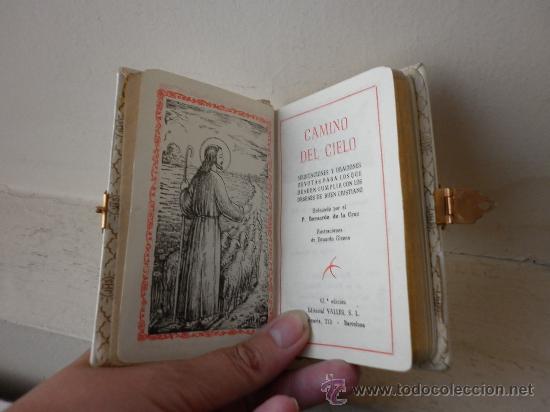 Libros: DEVOCIONARIO DE PRIMERA COMUNI&Oacute;N CAMINO DEL CIELO DEL A&Ntilde;O 1945 - Foto 5