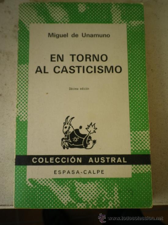 Libros: EN TORNO AL CASTICISMO   POR MIGUEL DE UNAMUNO - Foto 1