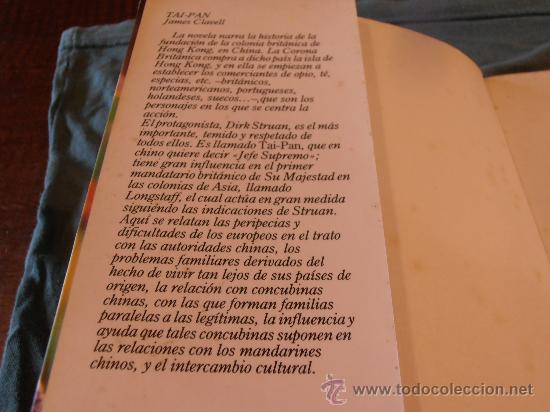 Libros: TAI - PAN, JAMES CLAVELL - Foto 2