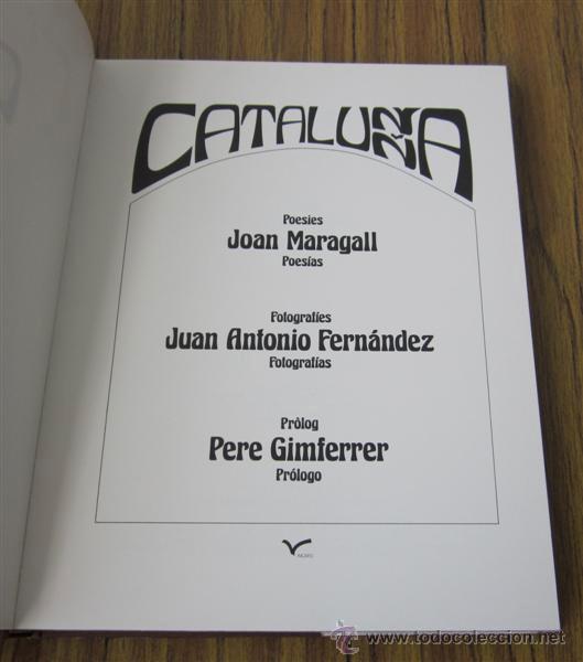 Libros: CATALUNIA - CATALU&Ntilde;A .. Poes&iacute;a Joan Maragall - Foto 4