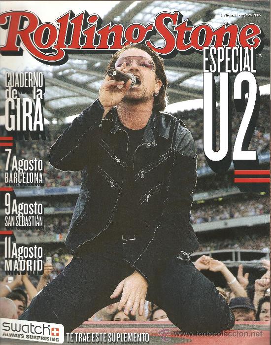 Libros: U2 REVISTA ROLLING STONE ESPECIAL GIRA ESPA&Ntilde;OLA