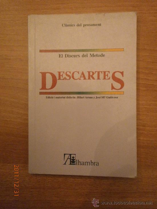 Libros: EL DISCURS DE METODE - DESCARTES - Foto 1