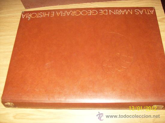 Libros: ATLAS MARIN DE GEOGRAFIA E HISTORIA -