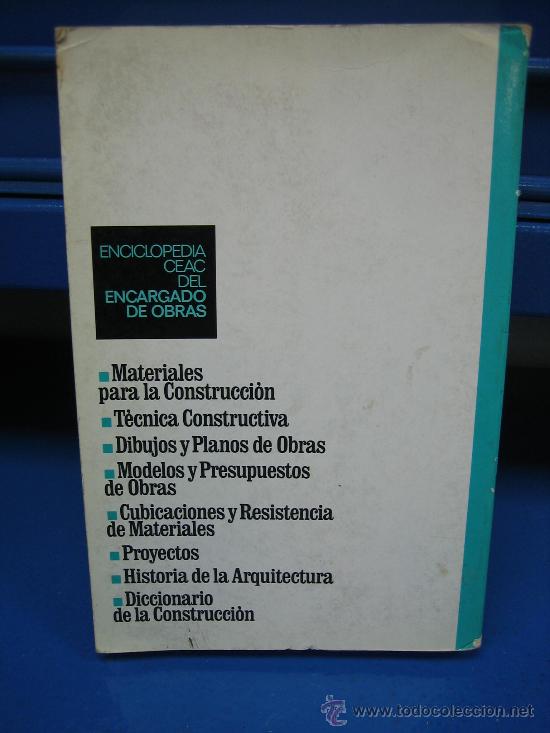 Libros: Tecnicas construstivas. CEAC 1983 - Foto 4