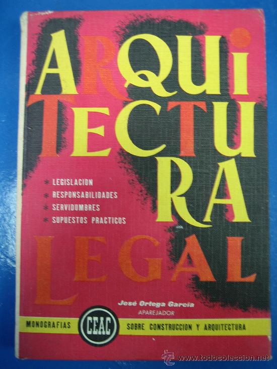 Libros: Arquitestura legal CEAC 1965 - Foto 1