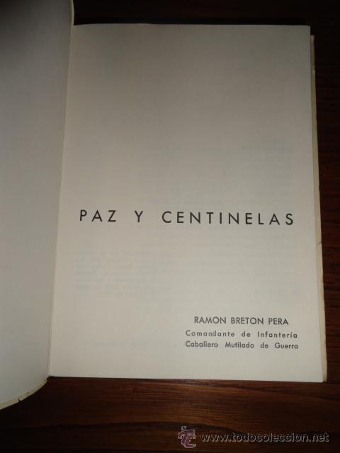Libros: LIBRO PAZ Y CENTINELAS PARA LA INSTRUCCION DEL SOLDADO - Foto 2
