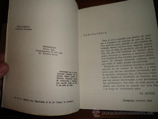 Libros: LIBRO PAZ Y CENTINELAS PARA LA INSTRUCCION DEL SOLDADO - Foto 3