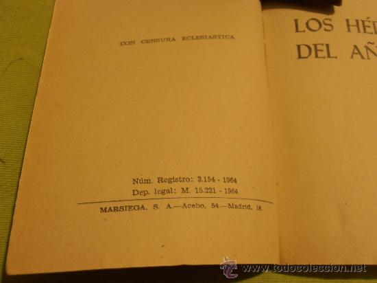Libros: HEROES DEL A&Ntilde;O 2000, COLECCION LO IMPOSIBLE, N&ordm; 19 - Foto 3