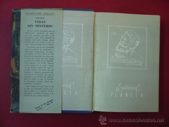 Libros: VIDAS SIN MISTERIO. VICKI BAUM. TDK17 - - Foto 2