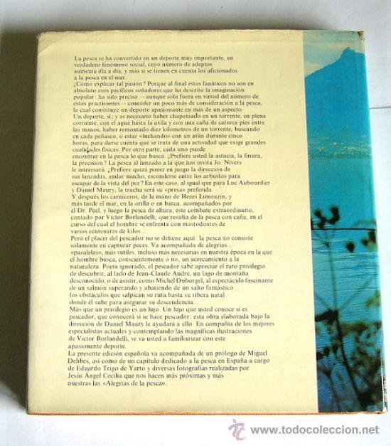 Libros: ALEGRIAS DE LA PESCA - DANIEL MAURY - PROLOGO DE MIGUEL DELIBES - Foto 2
