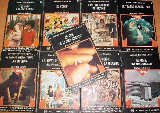 Libros: Libros (Lote de 9 libros) (Biblioteca Cultural RTVE) - Foto 1