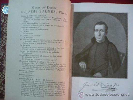 Libros: EL CRITERIO. JAIME BALMES. 1940. TDK18 - - Foto 2