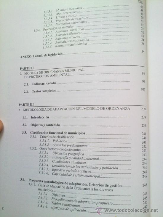 Libros: MODELO DE ORDENANZA MUNICIPAL DE PROTECCION AMBIENTAL - Foto 3
