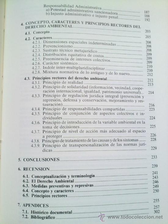 Libros: EL DERECHO AMBIENTAL Y SUS PRINCIPIOS RECTORES - Foto 4