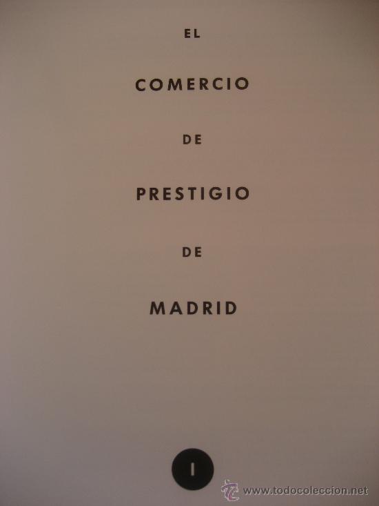 Libros: Madrid. El Comercio de Prestigio de Madrid. 1990. EuroArtBook. - Foto 2