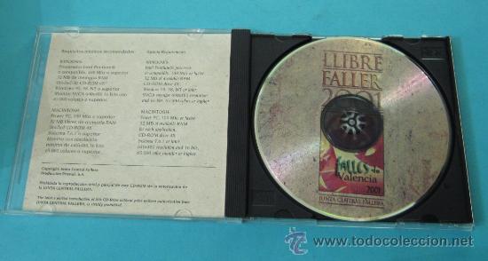 Libros: LLIBRE FALLER 2001. JUNTA CENTRAL FALLERO. FALLAS DE VALENCIA 2001. FORMATO CD-ROM - Foto 2