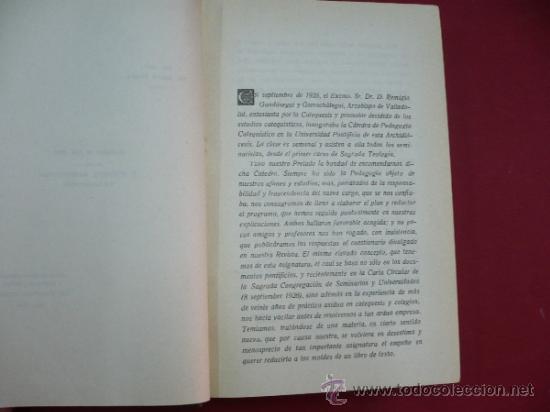 Libros: TRATADO ELEMENTAL DE PEDAGOGIA CATEQUISTICA D. LLORENTE TDK51 - - Foto 2