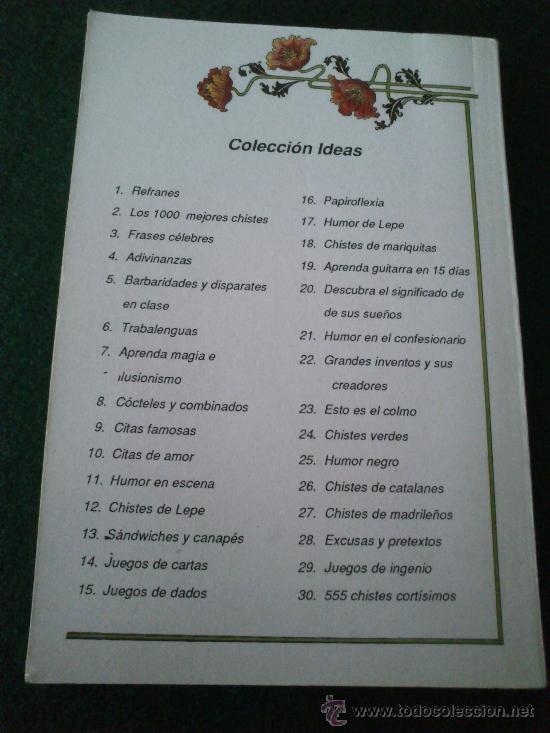 Libros: Humor De Lepe De Javier Tapia Rodr&iacute;guez, De 1989. - Foto 2