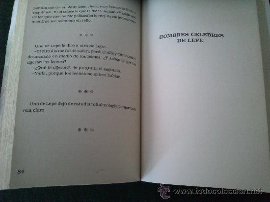 Libros: Humor De Lepe De Javier Tapia Rodr&iacute;guez, De 1989. - Foto 3