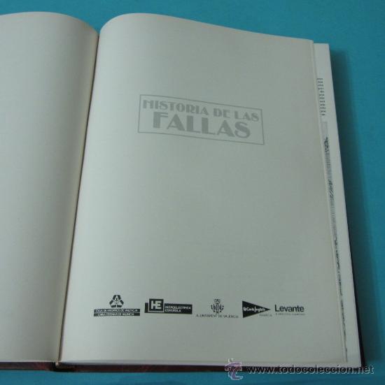 Libros: HISTORIA DE LAS FALLAS. EDITA LEVANTE MERCANTIL - Foto 2