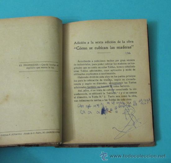 Libros: C&Oacute;MO SE CUBICAN LAS MADERAS. J. REBOLLEDO - Foto 3