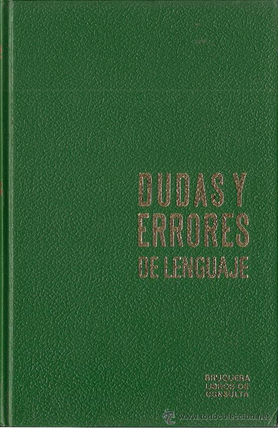 Libros: DUDAS Y ERRORES DE LENGUAJE, de Jos&eacute; Mat&iacute;nez de Sousa. - Foto 1