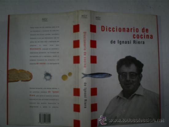 Libros: RM59410 Diccionario de cocina. - 	IGNASI RIERA - Foto 1