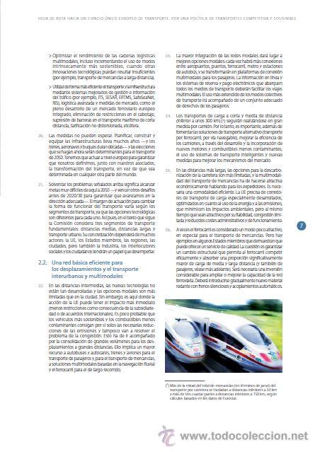 Libros: Libro blanco del transporte. Editado por la Uni&oacute;n Europea. 2011. - Foto 4