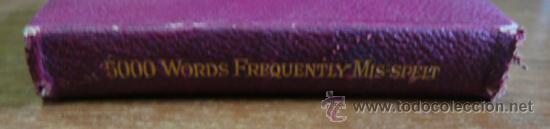 Libros: MINIATURA. 5000 WORDS FRQUENTLY MIS-SPELT. ROUTLEDGES MINIATURE REFERENCE LIBRARY. - Foto 4