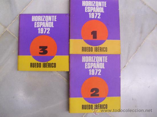 Libros: Horizonte espa&ntilde;ol 1972 (3 Tomos) - Foto 1