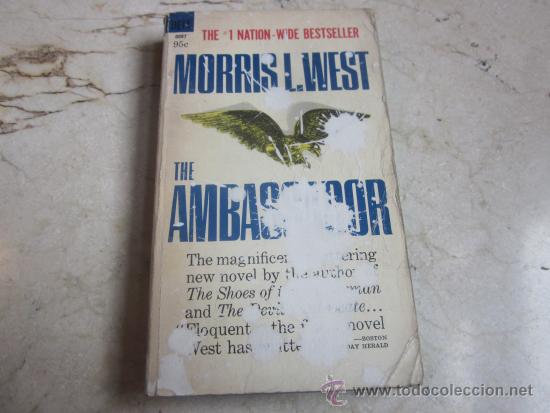 Libros: MORRIS L. WEST - THE AMBASSADOR - DELL PUBLISHING 1967 - Foto 1
