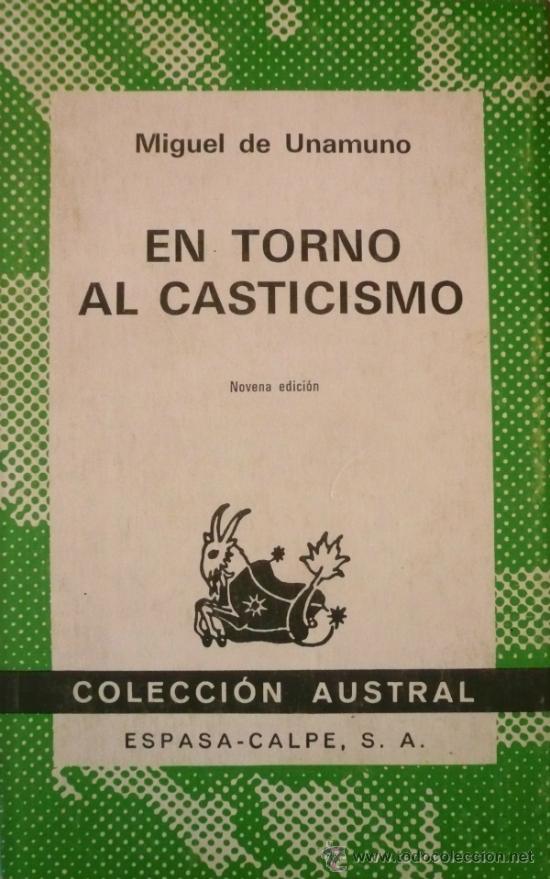 Libros: MIGUEL DE UNAMUNO / EN TORNO AL CASTICISMO (D-1091) - Foto 1