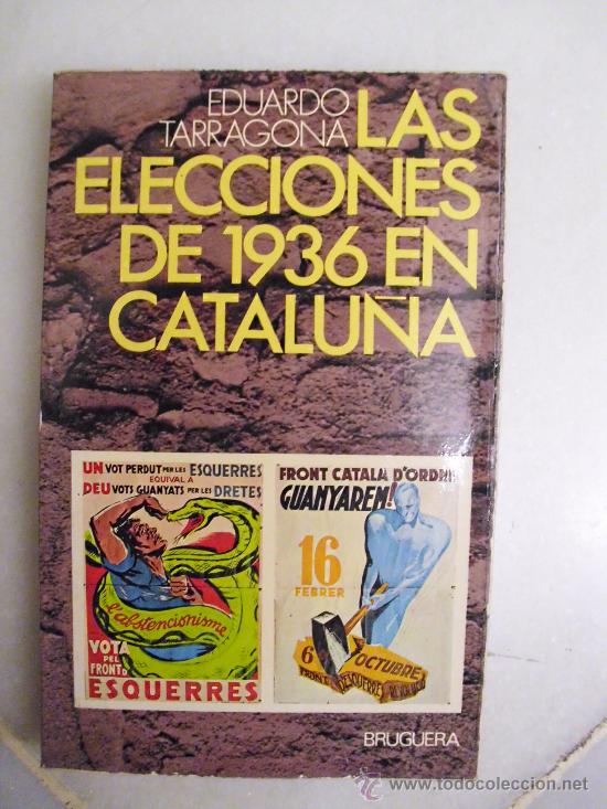 Libros: Las elecciones de 1936 en Catalu&ntilde;a - Foto 1