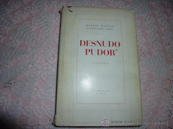 Libros: DESNUDO PUDOR MANUEL HALC&Oacute;N - Foto 1