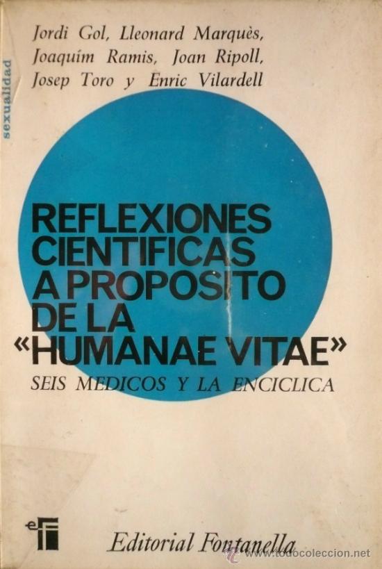 Libros: VARIOS / REFLEXIONES CIENTIFICAS A PROP&Oacute;SITO DE LA HUMANAE VITAE (D-906) - Foto 1
