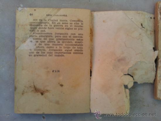 Libros: Lote de dos peque&ntilde;os libros enciclopedia pulga - Jerusalen y Compas de Espera - Foto 4