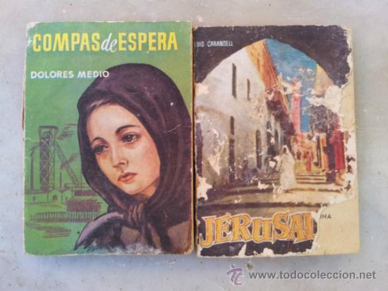 Libros: Lote de dos peque&ntilde;os libros enciclopedia pulga - Jerusalen y Compas de Espera - Foto 1