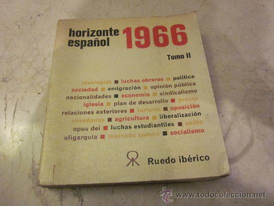 Libros: HORIZONTE ESPA&Ntilde;OL 1966 TOMO II - RUEDO IBERICO - Foto 1