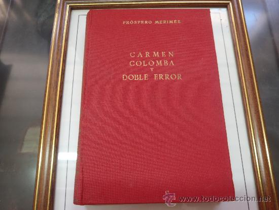 Libros: LIBRO CARMEN COLOMBA Y DOBLE ERROR - Foto 1
