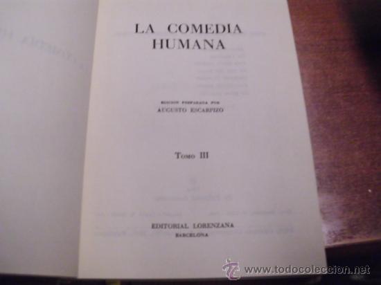 Libros: La Comedia Humana (3 tomos) - Foto 5