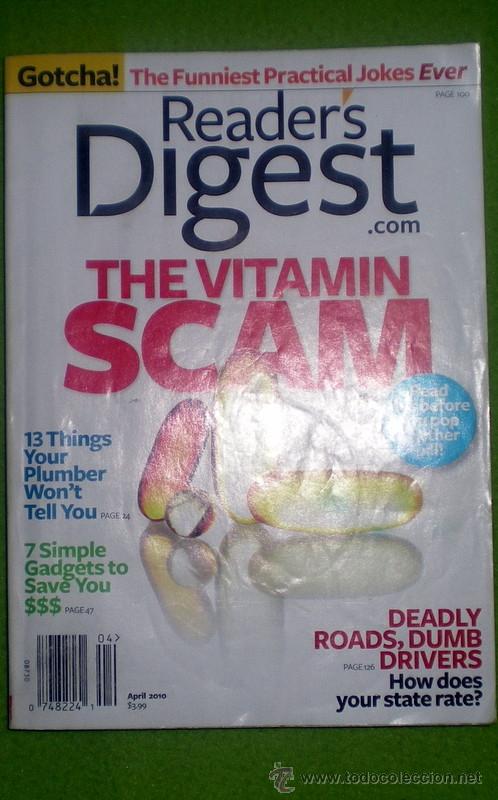 Libros: READERS DIGEST;ABRIL 2010(EN INGL&Eacute;S) - Foto 1