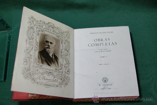 Libros: OBRAS COMPLETAS. Tomo I. - &rdquo;Palacio Valdes,Armando.&rdquo; - Foto 1