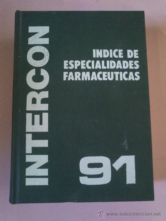 Libros: INTERCON - INDICE DE ENFERMEDADES FARMACEUTICAS - 1991 - EDIMSA - Foto 1