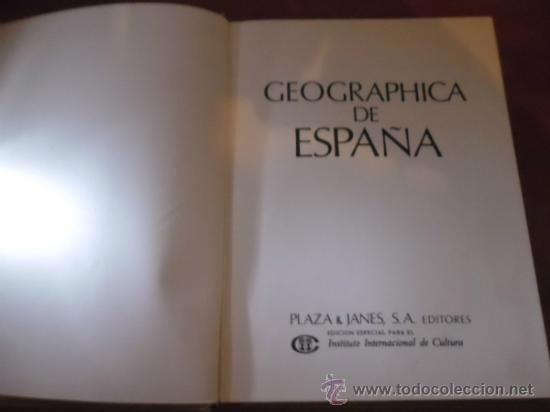 Libros: GEOGRAPHICA DE ESPA&Ntilde;A 1973 - Foto 2