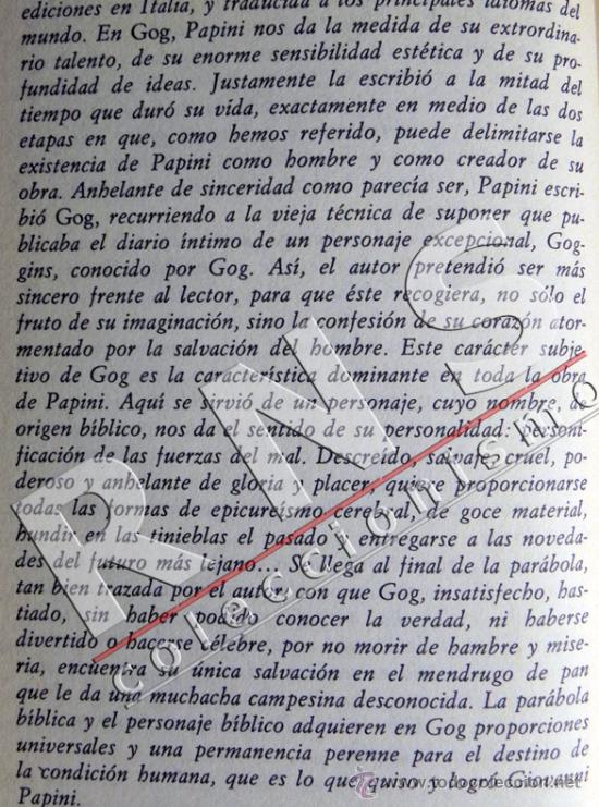 Libros: GOG / EL LIBRO NEGRO - GIOVANNI PAPINI - CL&Aacute;SICO - C&Iacute;RCULO DE LECTORES - INTRODUCCI&Oacute;N E. PALAU - Foto 4