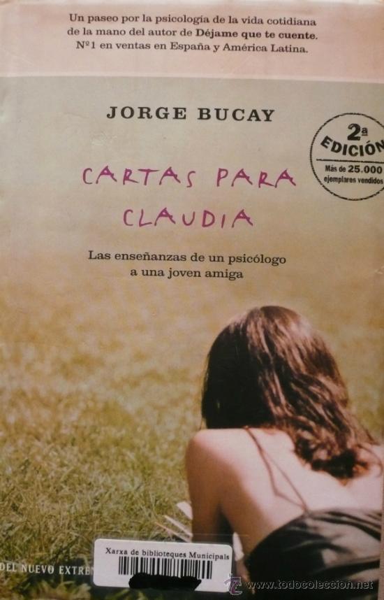 Libros: JORGE BUCAY / CARTAS PARA CLAUDIA (REF: 2333-X) - Foto 1