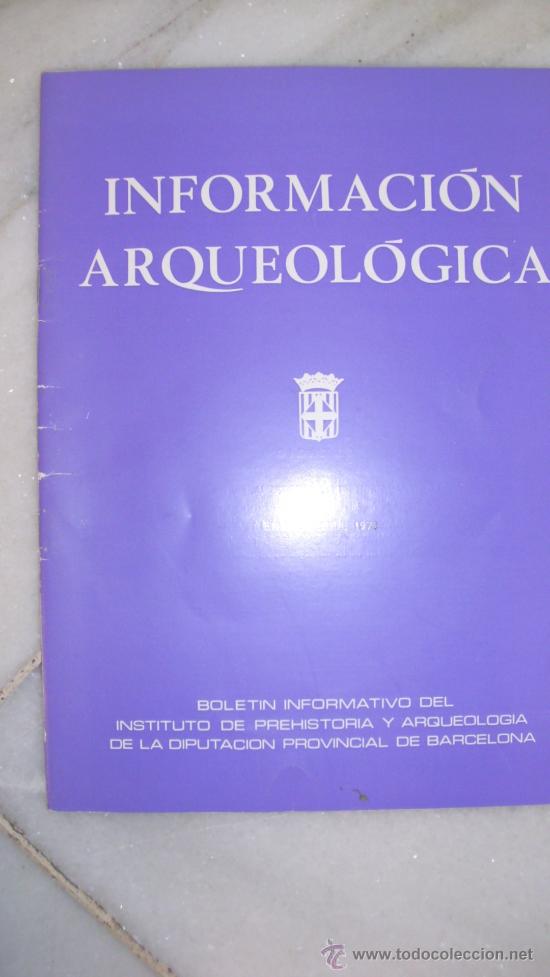 Libros: Informaci&oacute;n Arqueol&oacute;gica n&ordm; 19. Enero-Abril 1976. Bolet&iacute;n Informativo del Instituto de Prehistoria y