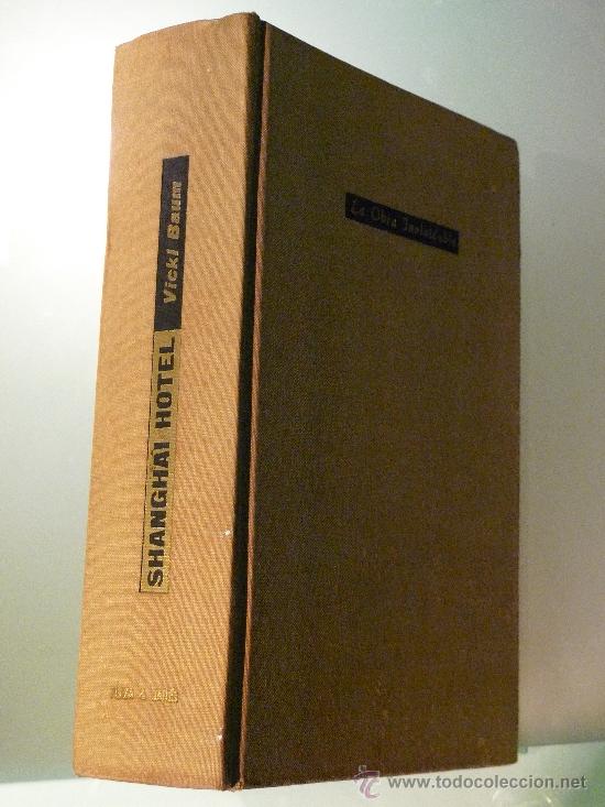 Libros: Shangai Hotel Plaza y Janes Vicki Baum 1966 - Foto 1