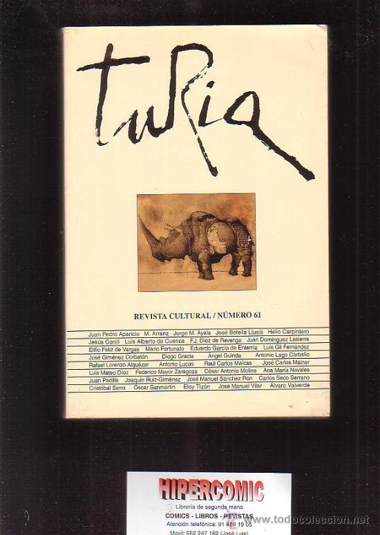 Libros: TURIA, REVISTA CULTURAL, N&ordm; 61 - Foto 1