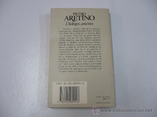 Libros: DI&Aacute;LOGOS AMENOS - ARETINO, PIETRO TDK129 - - Foto 2